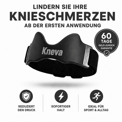 Kneva™ – Kniebandage mit gezielter Druckentlastung unter der Kniescheibe